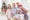 Happy family posing for photo at christmas